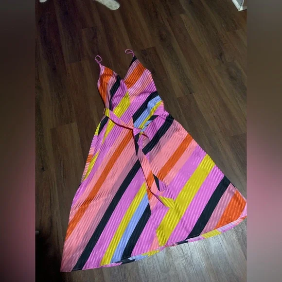 STINE GOYAGIANNA DRESS - PARALLELS revolvecolorful $288 S silk party spring